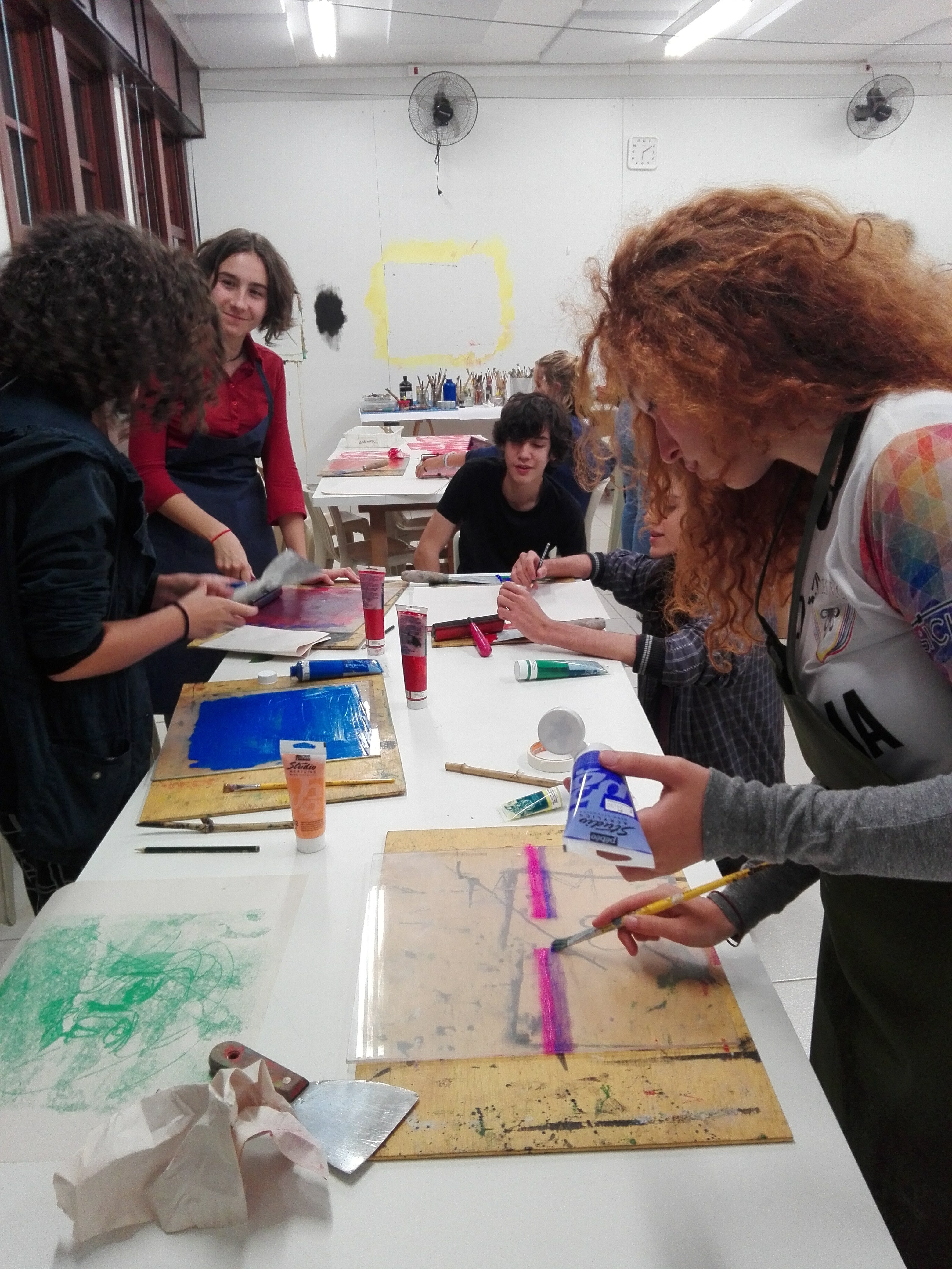 Colégio Santa Cruz, 2018, Curso Livre, Monotipia.